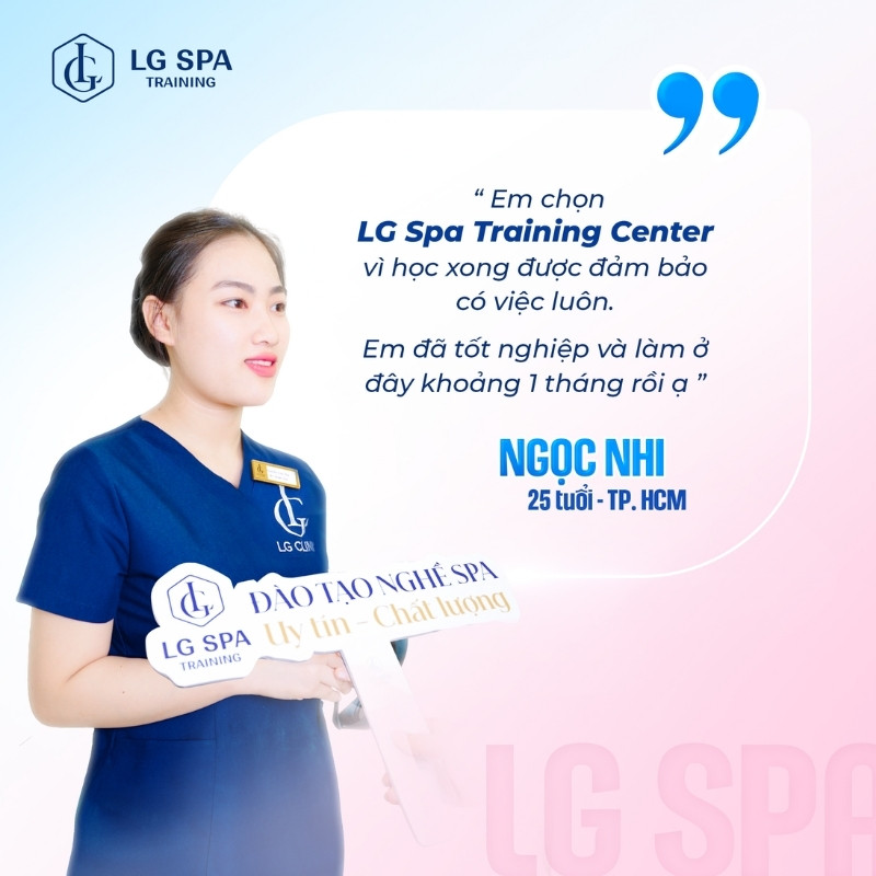 chia sẻ của học viên tại lg spa training center