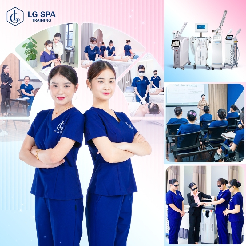 khóa học kỹ thuật viên spa chuyên nghiệp tại LG Spa Training Center