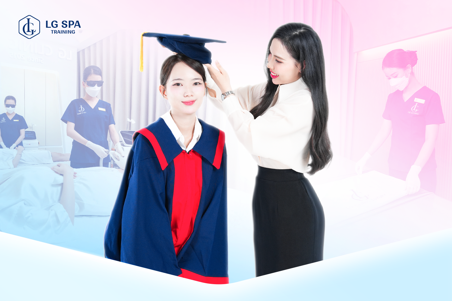 lg spa training center cam kết 100% việc làm sau khóa học điêu trị da liễu