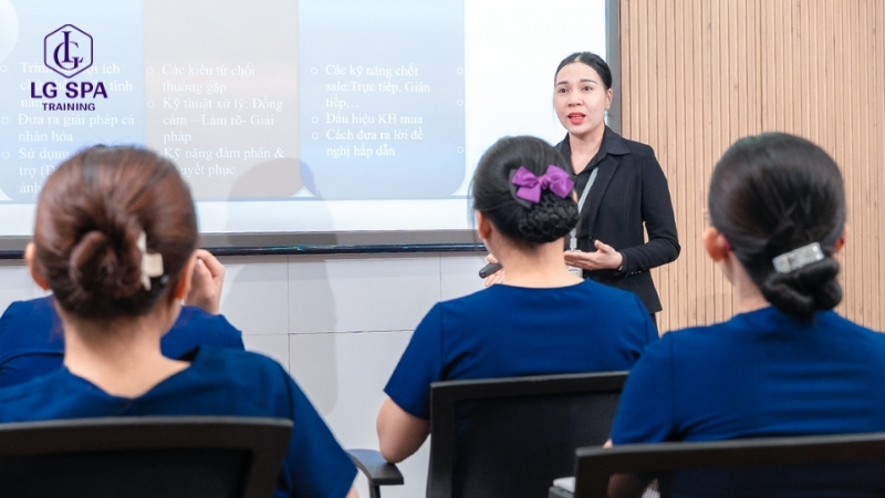 dạy làm chủ spa tại lg spa training center