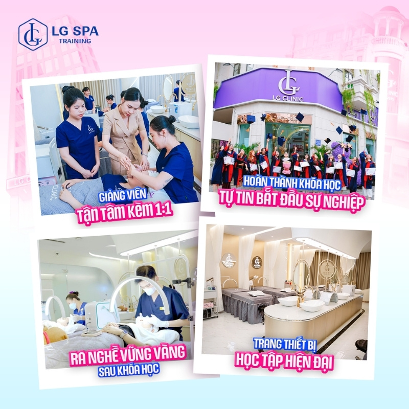 học ngành spa tại lg spa training uy tín chất lượng