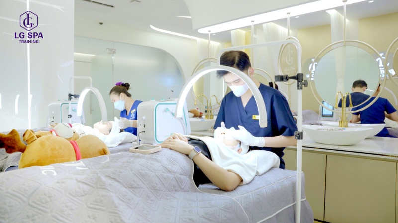 học nghề spa tại lg clinic