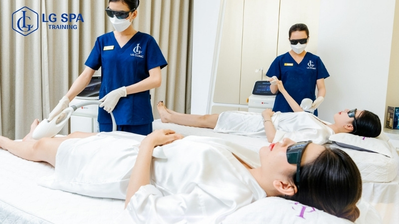 học nghề spa tại lg spa training center