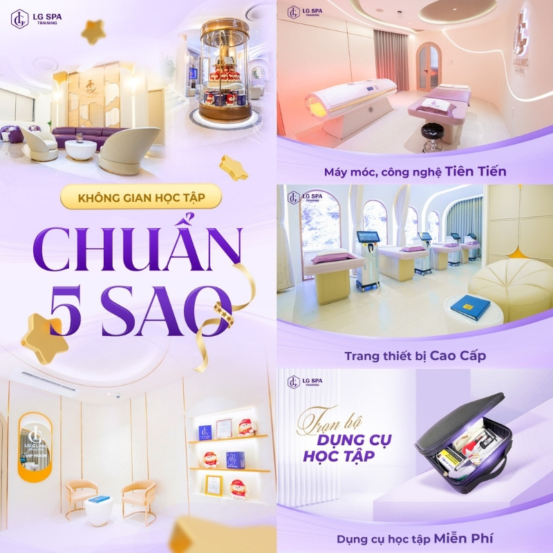 học spa buổi tối tại lg spa training center