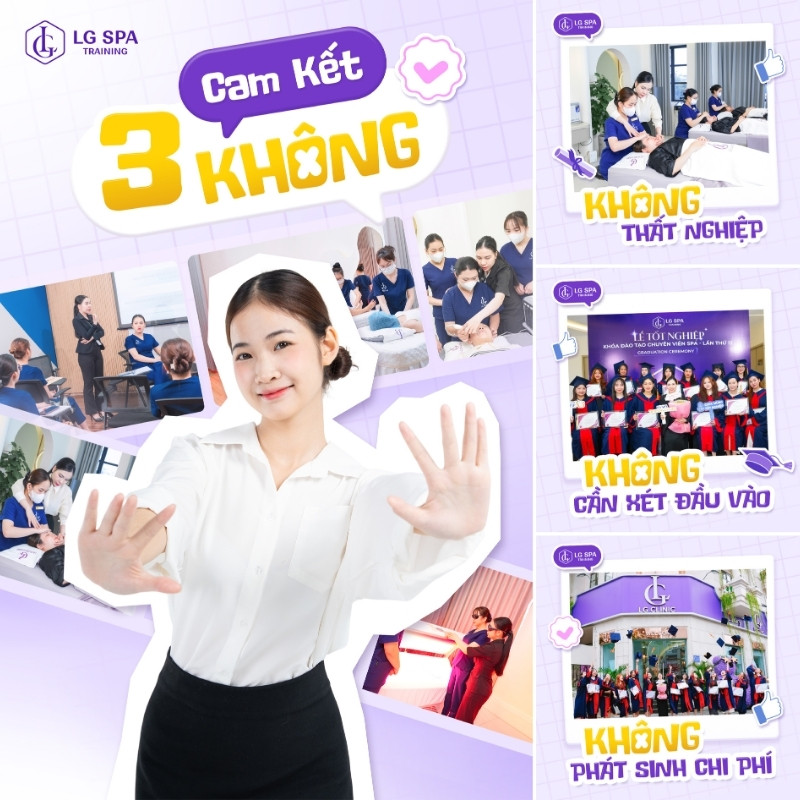lg spa training center vừa dạy vừa làm uy tín tại tphcm