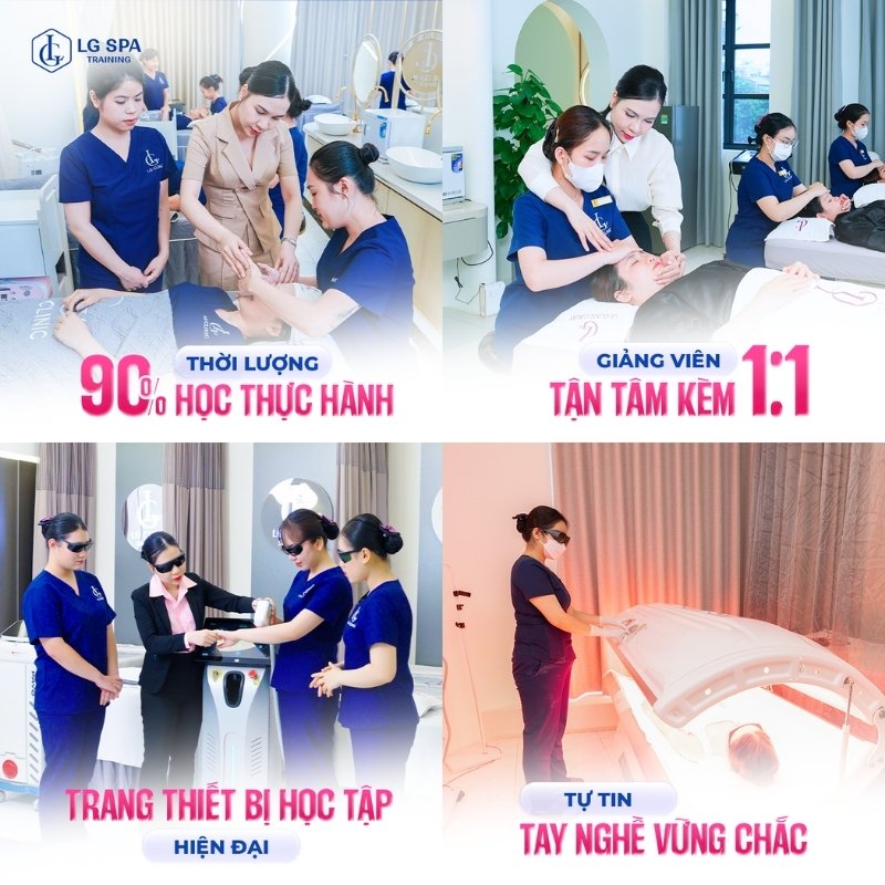lí do nên chọn lg spa training center để học spa