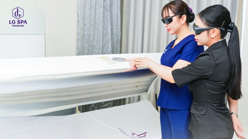 máy móc hiện đại tại LG spa