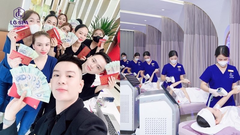 mức lương hấp dẫn của nghề spa