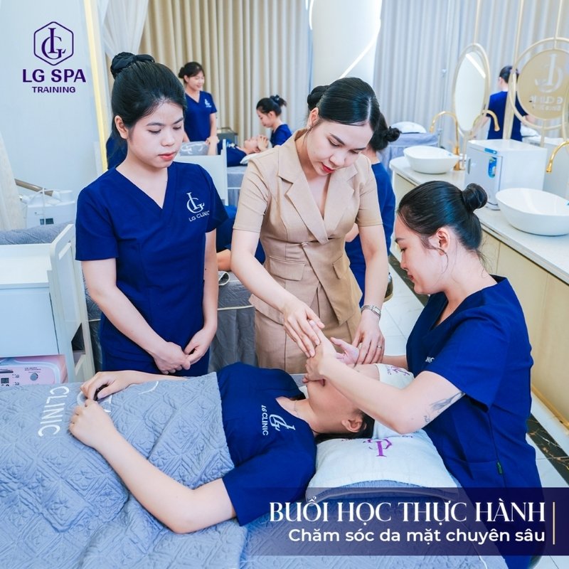 đào tạo spa chuyên nghiệp tại LG Spa Training Center