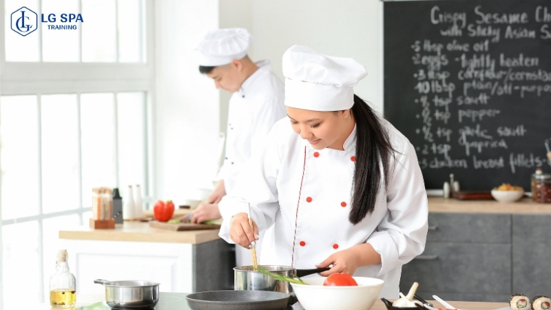 học nghề đầu bếp ở tuổi 20