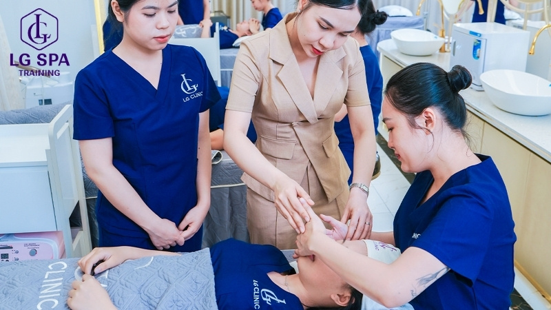 học nghề spa tại lg spa training center