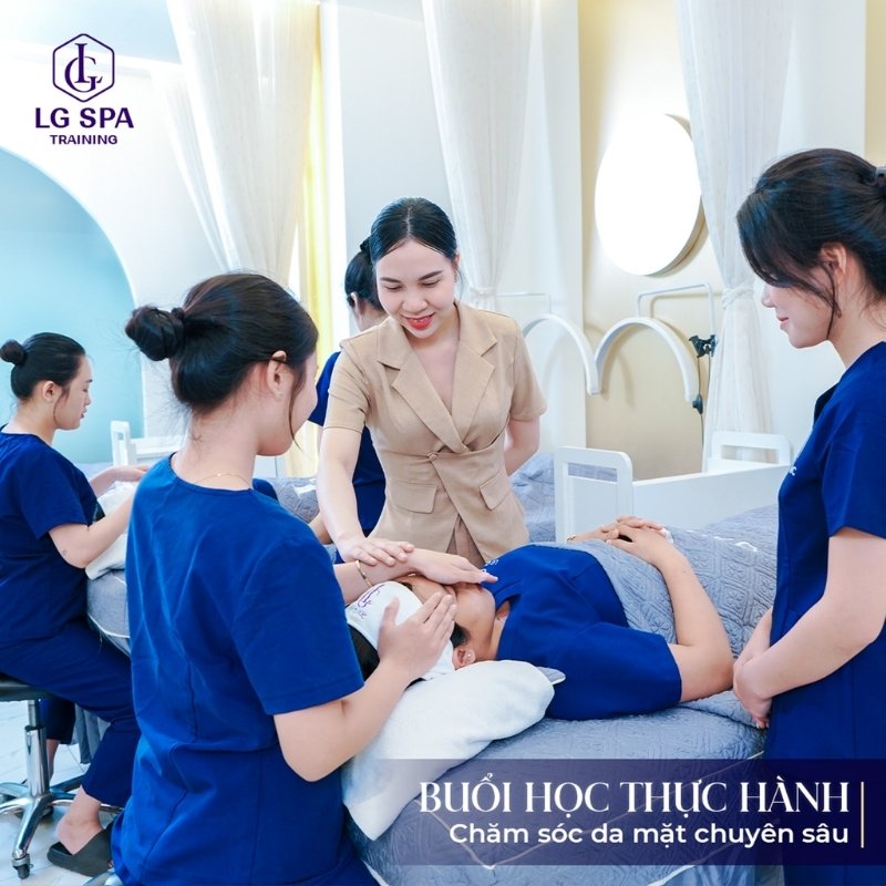 học nghề spa tại lg spa training center