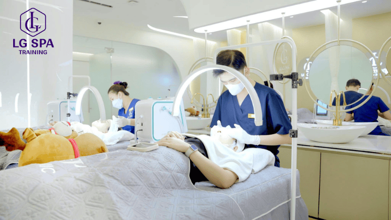 học spa cho nam tại lg spa training center
