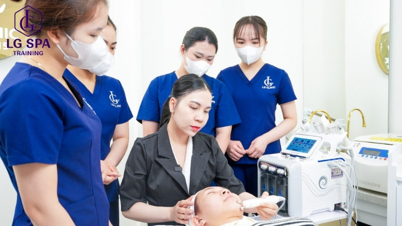 học spa cho người thất nghiệp tại LG Spa Training center