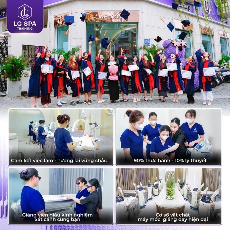 học spa dễ kiếm tiền tại LG Spa Training center