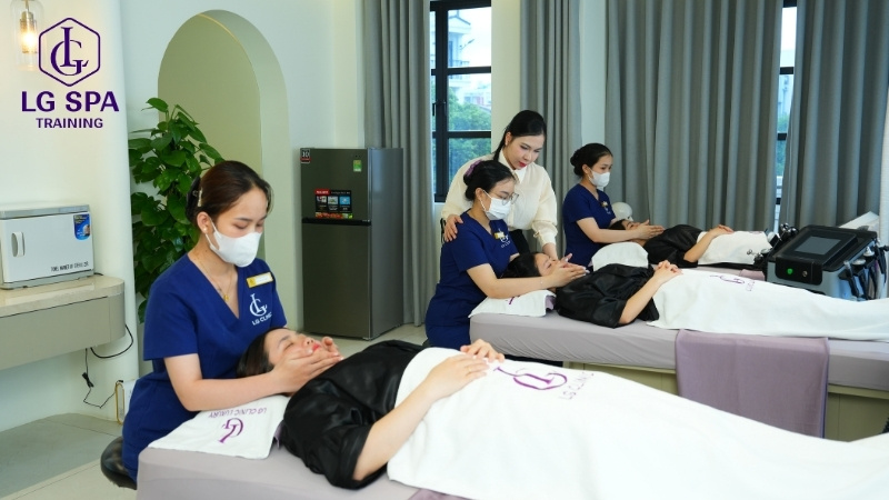 học spa tại lg spa training center uy tín